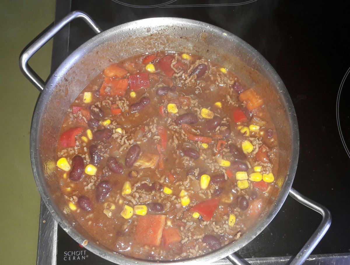 Chili con Carne  reteta texana