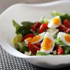 Salata de spanac cu oua si rosii. O alegere sanatoasa pentru orice masa