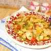 Mancarica de vara cu dovlecei, pastai, rosii si piept de pui