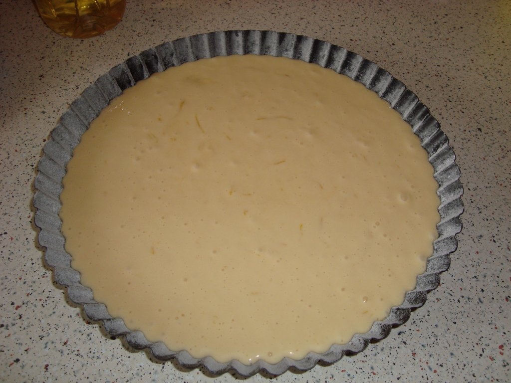 Tarta cu portocale si crema de vanilie