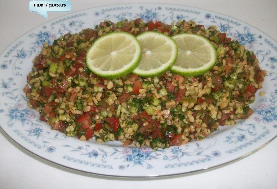 Salata de "burghul" mare(specific arab)