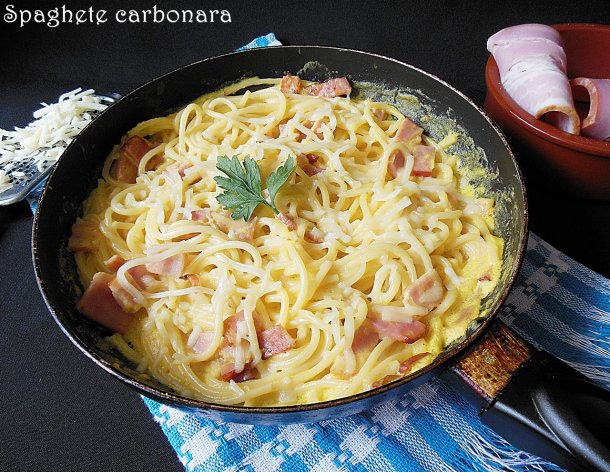 Spaghete Carbonara Reţetă Cu Smântână Retete Culinare Gustos Ro