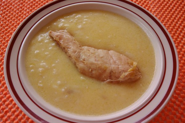 Supa crema cu piept de curcan