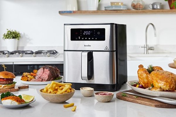 Descoperă secretul gătitului sănătos și delicios cu airfryer-ul Breville Halo Air, XL, Digital, 9L